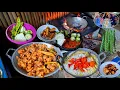 Lagu LIWETAN TERNIKMAT PEMADAM KELAPARAN MAKAN BARENG TETANGGA‼️SAMBEL MERAH,JENGKOL,PETE MENTAH,ASIN 
