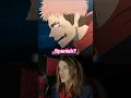 Lagu English or Spanish, Sukuna? || JJK Animation @markanimation6889 #jujutsukaisen #shorts
