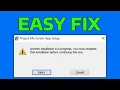 How To Fix Another Installation is in Progress Error in Windows