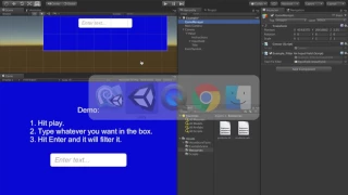 How to use Quick Easy Bad Word Filter in Unity