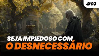 DIÁRIO ESTOICO #003 - SEJA IMPIEDOSO COM O DESNECESSÁRIO