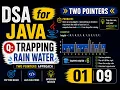 Dsa for Java Two Pointers Trapping rain water leetcode 42