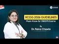 RCOG 2026 Guideline Update Placenta Previa Placenta Accreta Spectrum Dr Raina Chawla