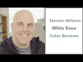 Sherwin Williams White Snow Color Review