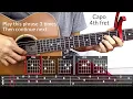 Company (24kGoldn, Future) Guitar Tutorial | Tab, Chords