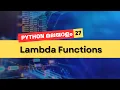 Python Lambda Functions are Very Important Malayalam Tutorial