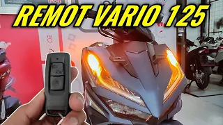 how to use the new vario 125 2023 remote simple