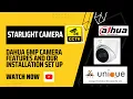 Dahua starlight 6MP camera features