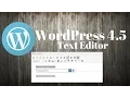 WordPress 4 5 - Inline Link and Shortcuts
