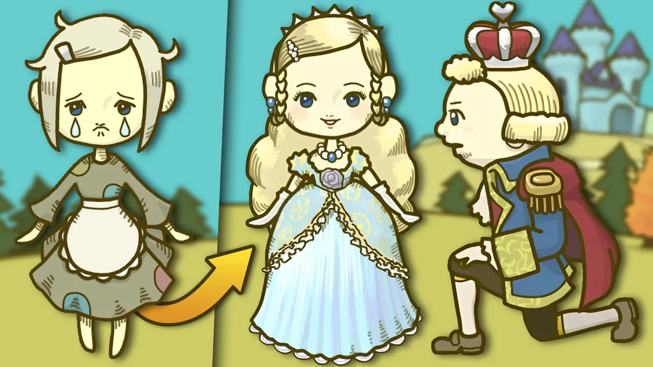 Turning a Slave into a PRINCESS! (Grow Cinderella - Flash Game)