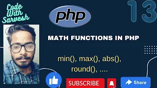 Math Functions in PHP PHP Tutorial in Hindi CodeWithSarvesh