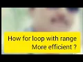 Python basics chap4 For loop with range