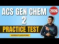 Pass ACS Gen Chem 2 Final Exam 2026 Actual Practice Test Questions Answers Explained