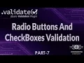 07 Validation On Radio Buttons And Check Boxes In jQuery Validation Plugin jQuery