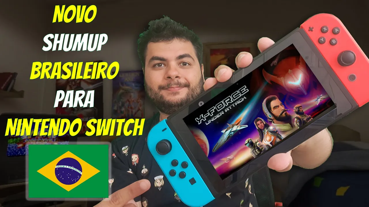 NOVO Shumup Brasileiro para Nintendo Switch: X-Force Under Attack ????