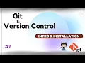 Git Tutorial for Everyone Version Control Unix Commands E1 Installation and Intro