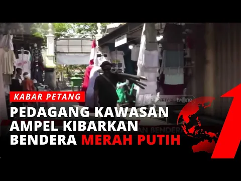 Sempat Kibarkan Bendera Putih, Kini Warga Surabaya Ganti Dengan Merah Putih