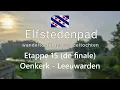 Elfstedenpad etappe 15 (de laatste): Oenkerk - Leeuwarden