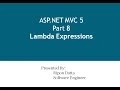 ASP NET C 5 Step by Step Part 8 Lambda Expressions