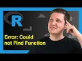 R Error Could not Find Function X 2 Examples How to Fix this Message Replicate Debug Avoid
