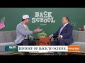 History of back to school