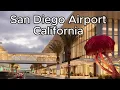 San Diego Airport Walking Tour 4K Inside Terminal 2 Departure Experience 2026