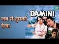 जब से तुमको देखा | Damini | Kumar Sanu | Sadhana Sargam Songs | Meenakshi Seshadri