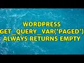 Wordpress get - query