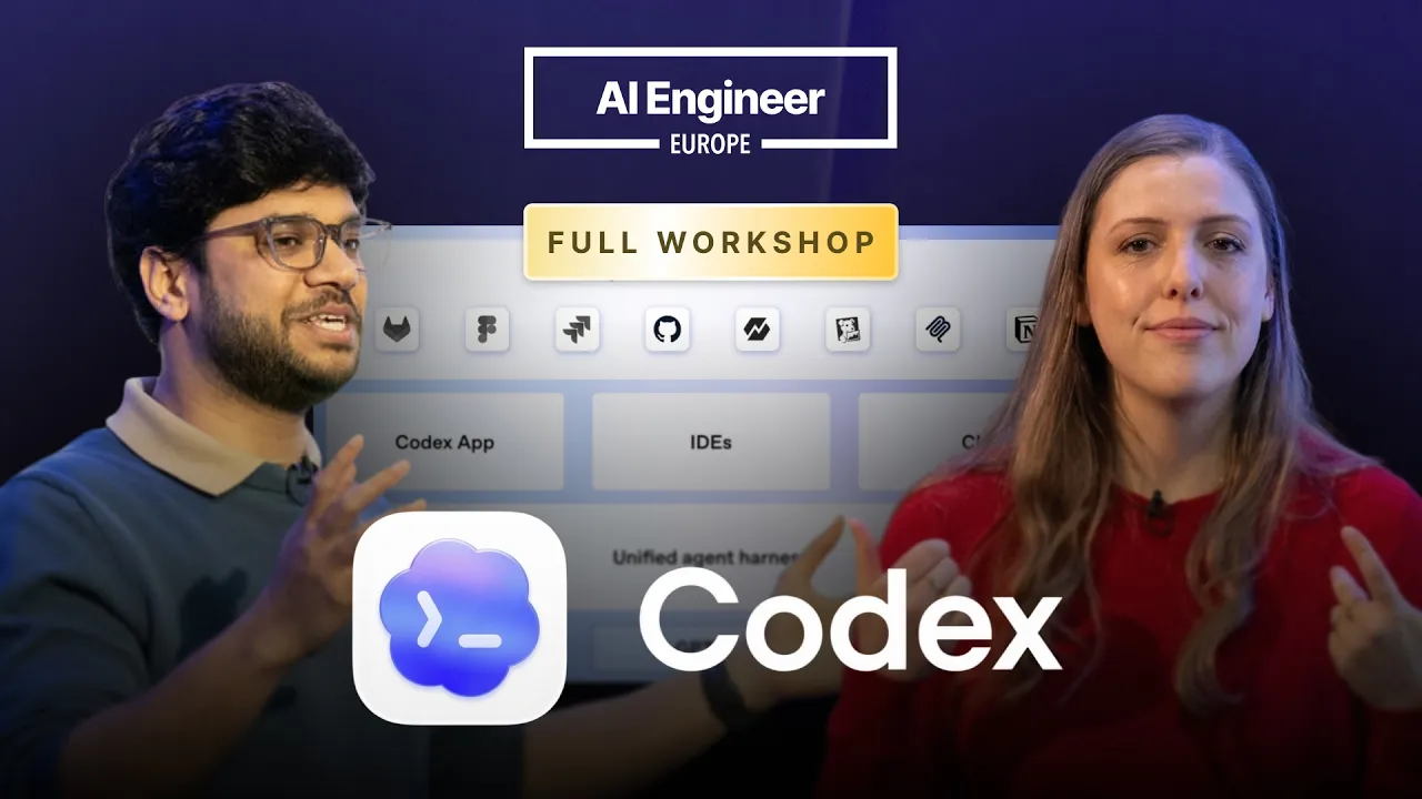 OpenAI Codex Masterclass — Vaibhav Srivastav & Katia Gil Guzman: video thumbnail