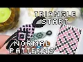How to make triangle start for normal patterns Chevron bracelets VLATKAKNOTS TUTORIALS