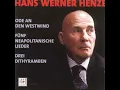 Fünf Neapolitanische Lieder auf anonyme Texte des 17. Jahrhunderts für mittlere Stimme und...