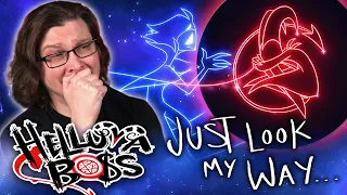 JUST LOOK MY WAY REACTION Helluva Boss New Fan Reacts First Time Watching 