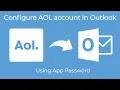 Configure AOL account in Outlook