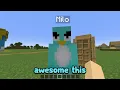 I Built a SECRET LONG DOOR To Hide From Crazy Fan Girl in Minecraft