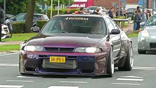 Tuner Cars Leaving Go Japan 2026 - Pandem R33, Subaru Impreza, Evo, Miata, RX7, Skyline R34 GTR