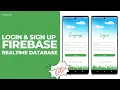 Login and Signup using Firebase Realtime Database in Android Studio Kotlin