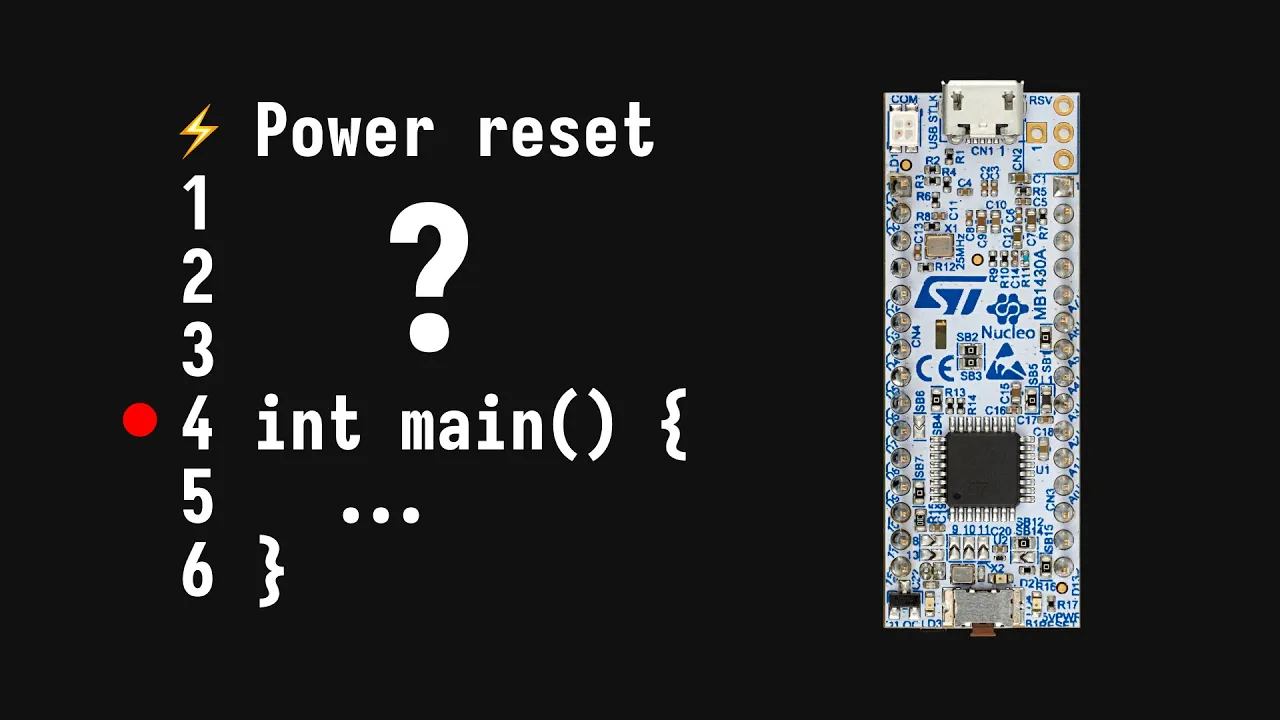 How a Microcontroller starts