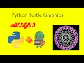 2d circular design using python mandala design