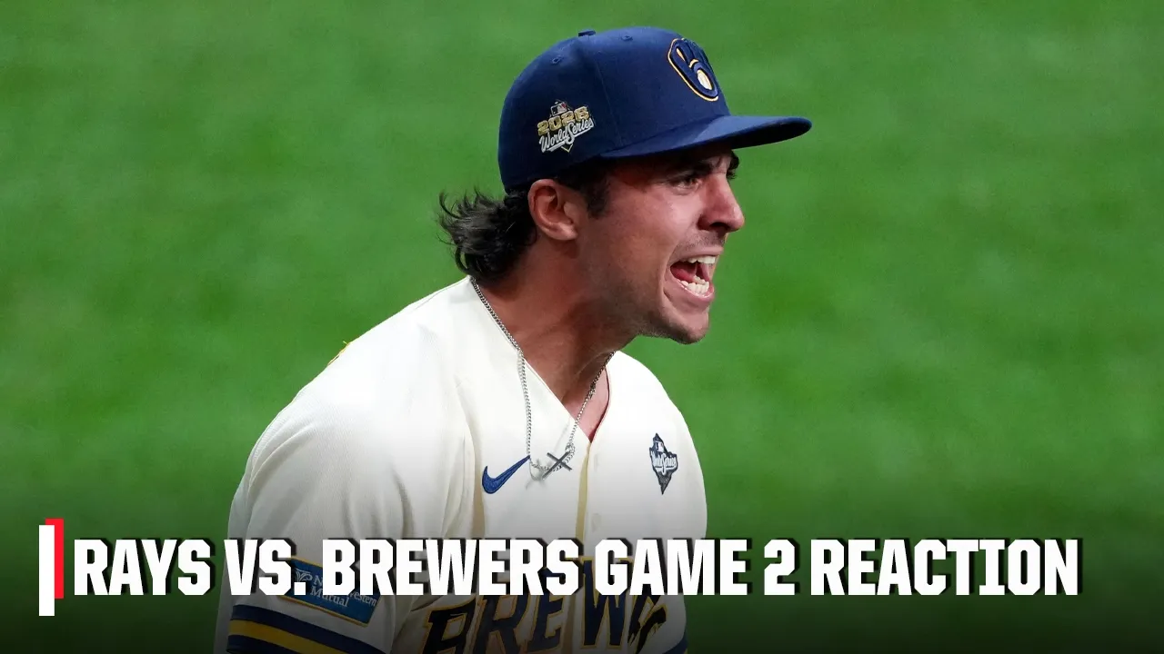 World Series Game 2 Reaction ⚾ Brewers rally to take 2-0 series lead | ESPN MLB