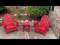 New Wayfair Adirondack chairs -