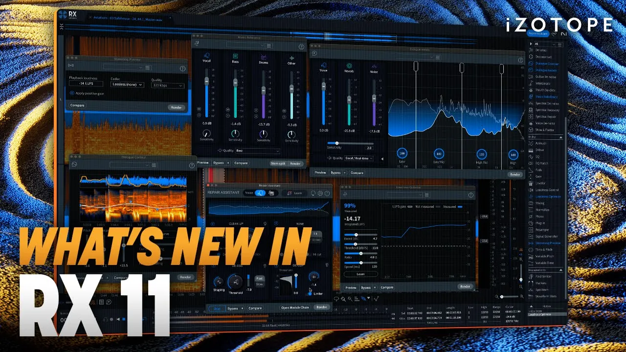 Introducing iZotope RX 11: what's new in the definitive toolkit for audio repair