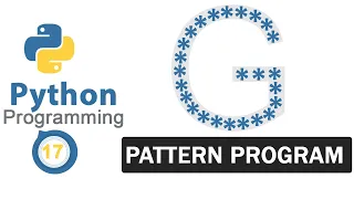 Python Pattern Programs Printing Stars in G Shape