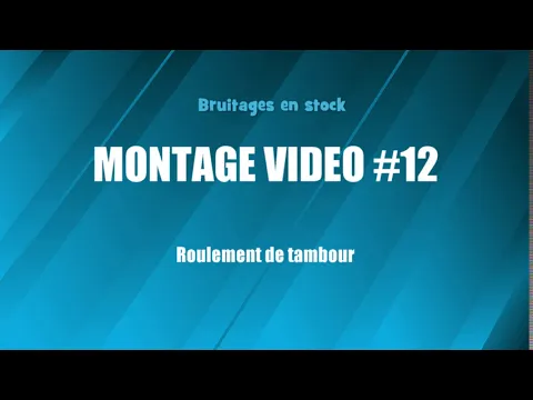 Download MP3 MONTAGE VIDEO #12 Roulement de tambour (bruitage gratuit)