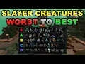 Slayer Creatures Ranked Worst to Best RuneScape 3