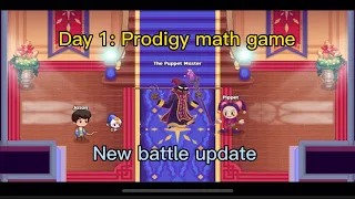 Day 1 prodigy math game tutorial with the new battle update