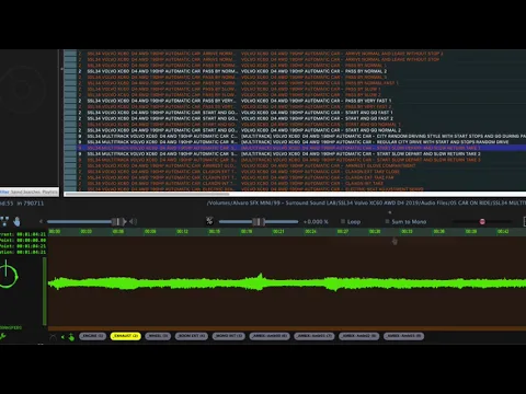 SSL34 Volvo XC60 -Soundminer Multitrack demo