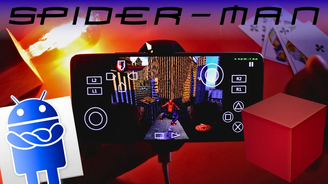 Spider Man Android Gameplay | PS2 Emulator Android | Nethersx2 Android