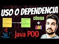 USO o DEPENDENCIA en Java Codigo y UML