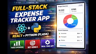 Expense Tracker Web App React Frontend Python Flask Backend Full-Stack Project 2026