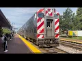METRA Train Station SCHAUMBURG Roselle ILLINOIS Milwaukee District West MD-W 4k Vlog